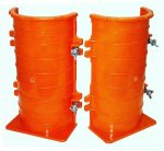 قالب  استوانه ای پلاستیکی دو تیکه 30*15