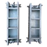 قالب سه خانه فولادی سیمان 5*5*5